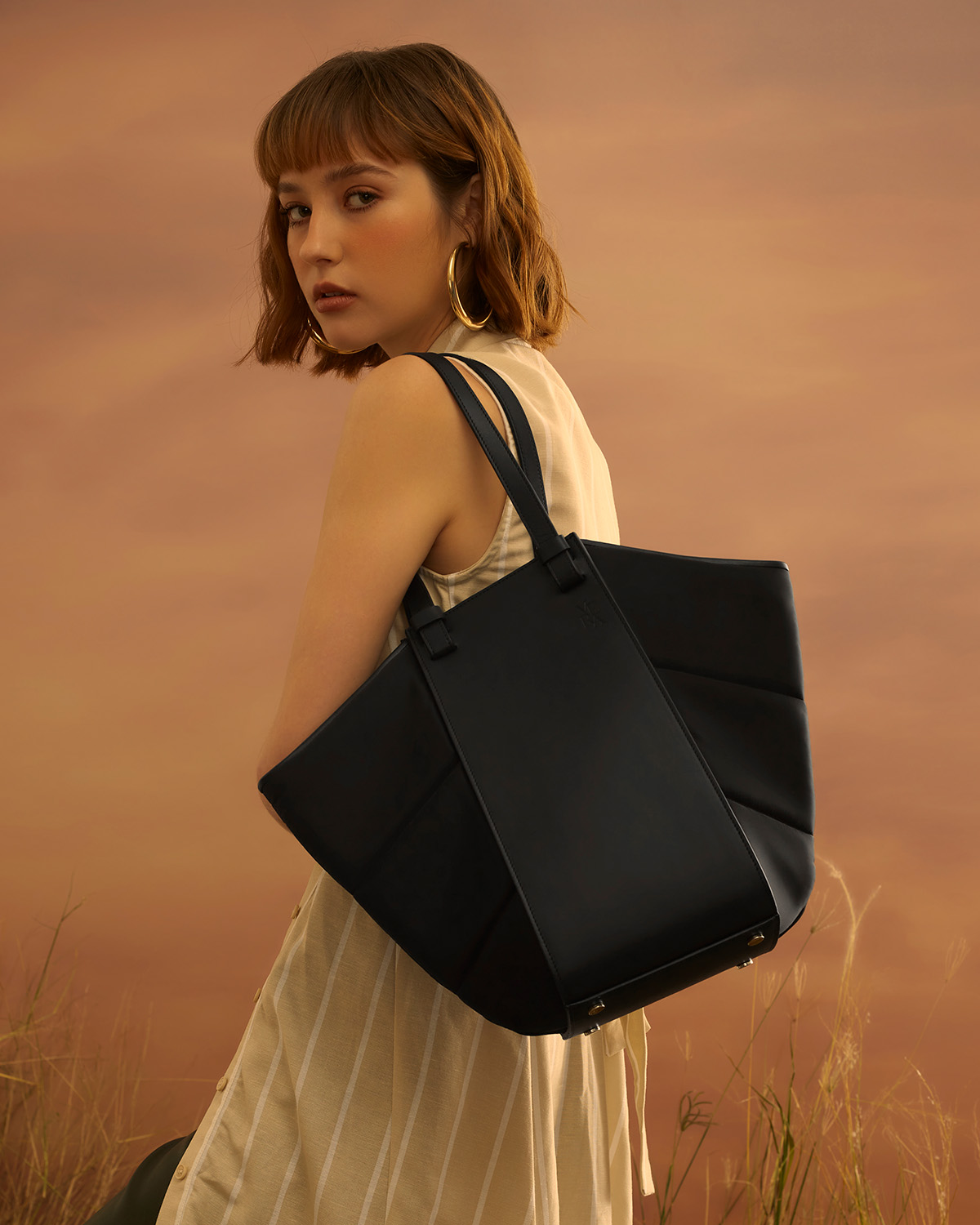 VERA Cabas Tote Puffy, Unique Shape