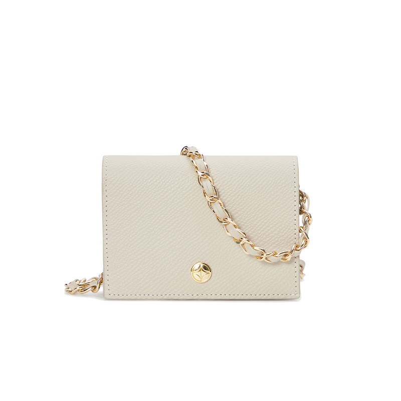 VERA Emily Flap Wallet in Calming Beige