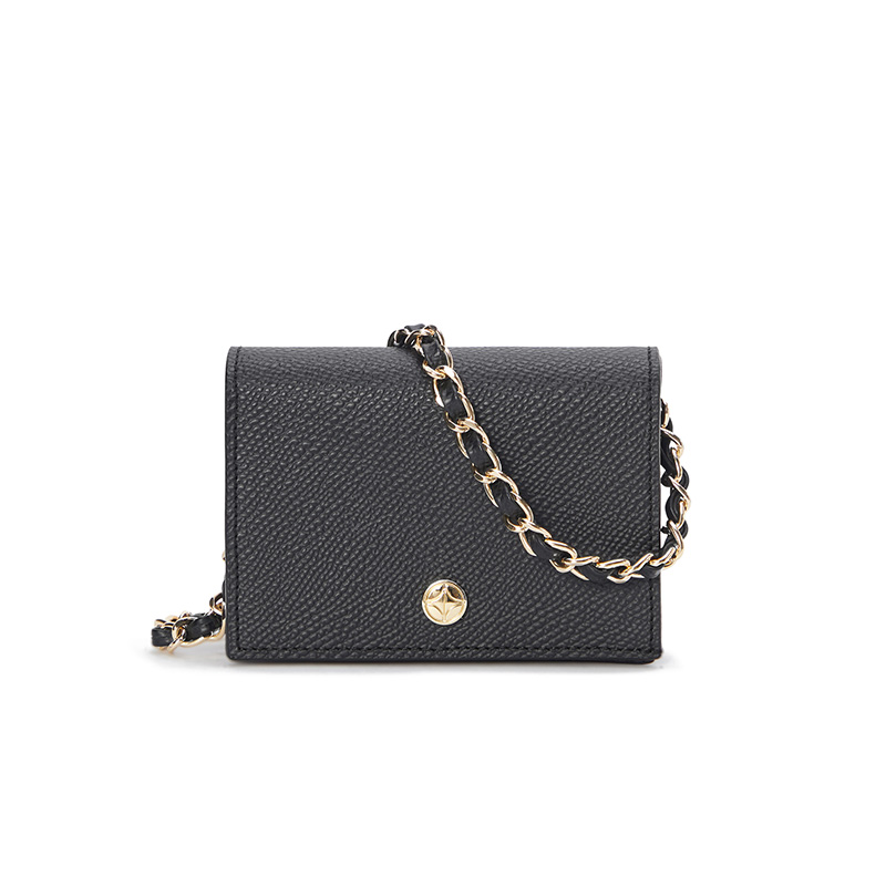 VERA Emily Flap Wallet in Powerful Black