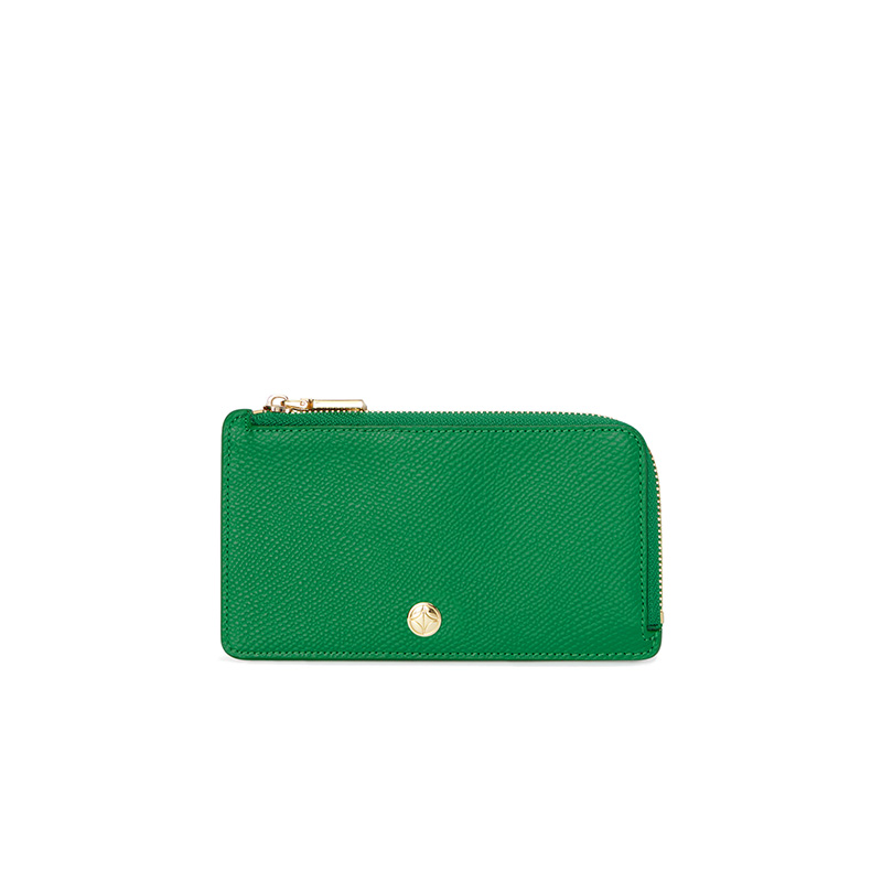 VERA Emily Long Card Holder in Confident Green