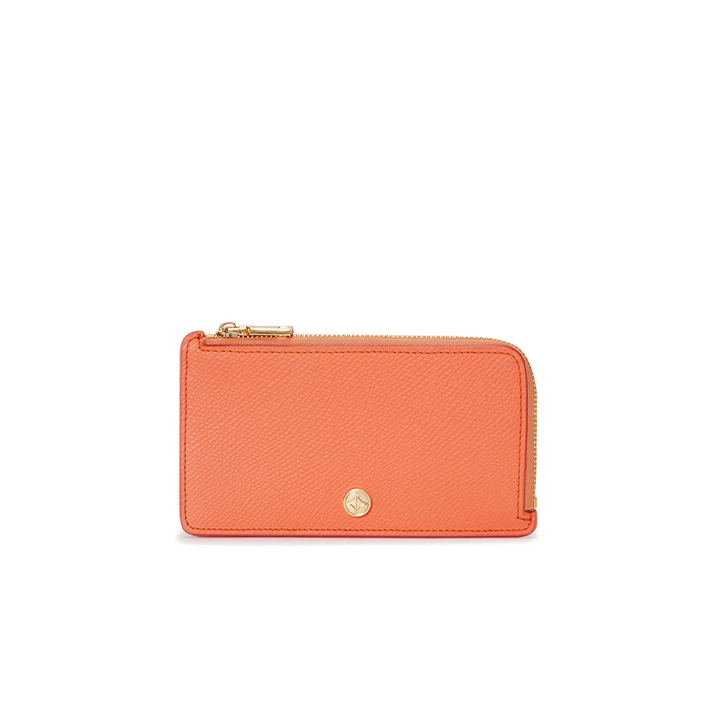 VERA Emily Long Card Holder in Joyful Orange