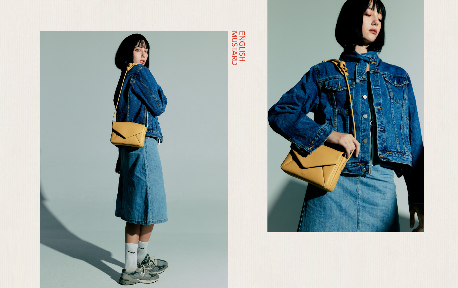 VERA Enveloppe Leather Crossbody Bag