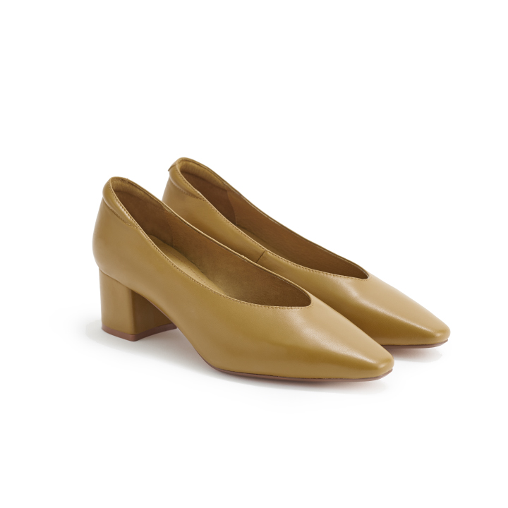 VERA Her Heels in Mustard & Spice