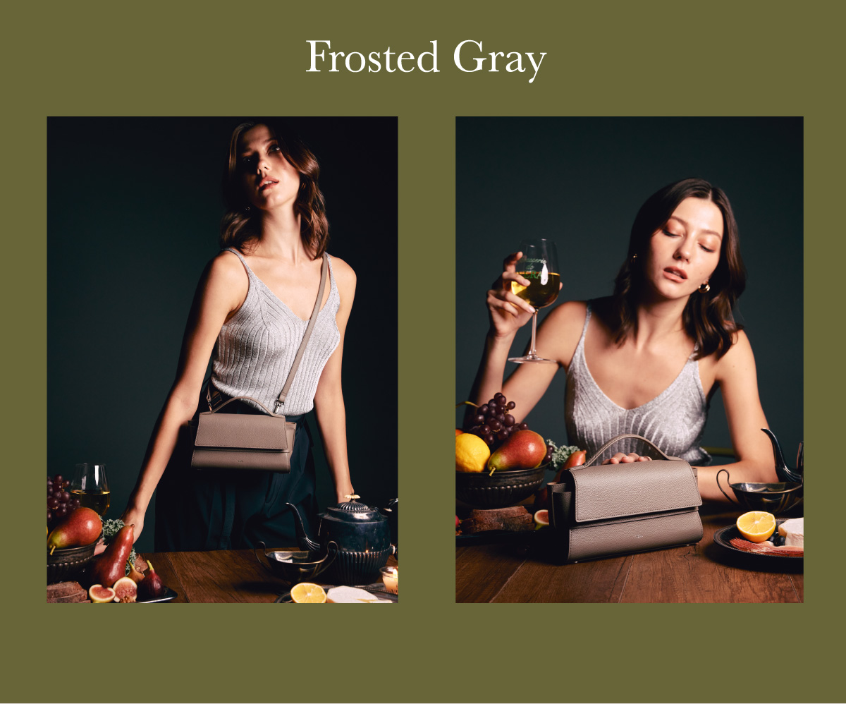 VERA Margo Longo in Frosted Gray