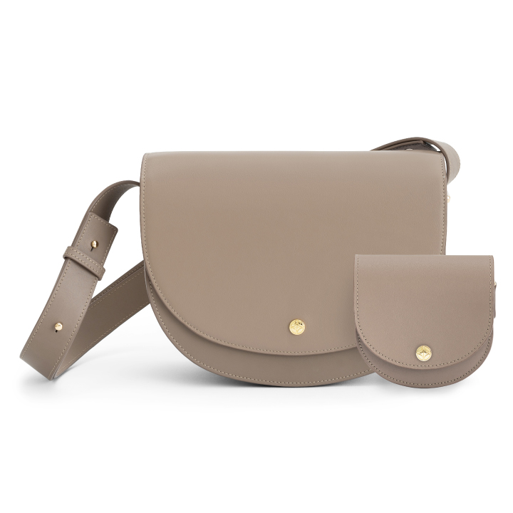 VERA Half Moon Set in Dusk Taupe