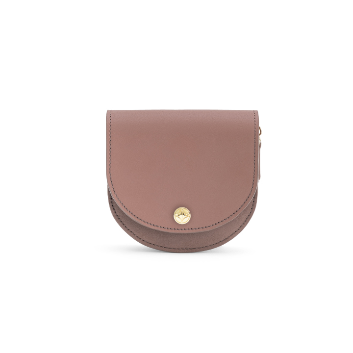 VERA Mini Half Moon in Wood Rose