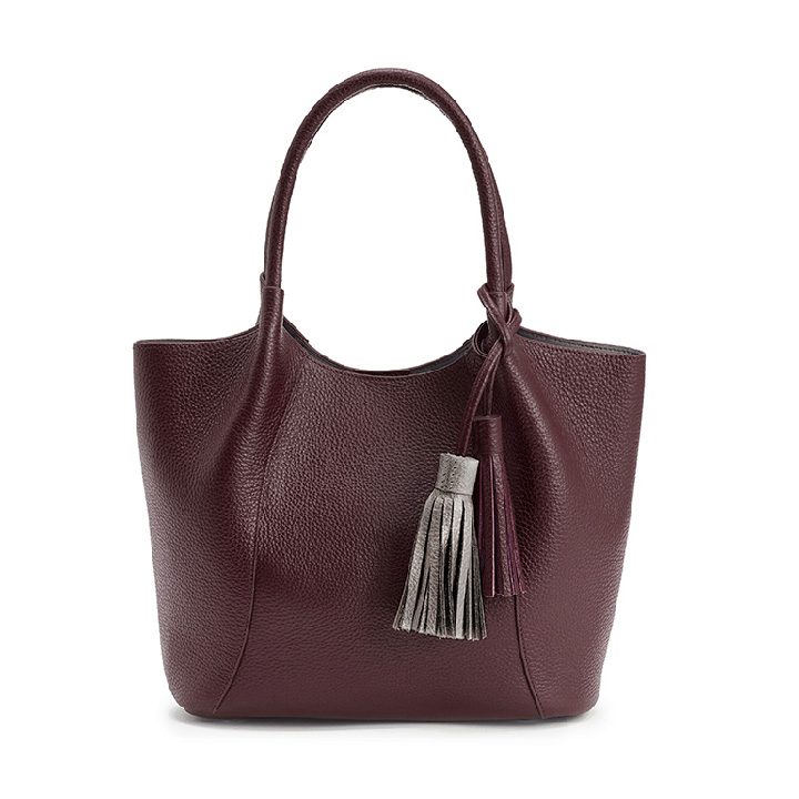 VERA Nicole with Tassel in Red Wine