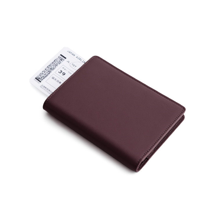 VERA Passport Holder in Burgundy