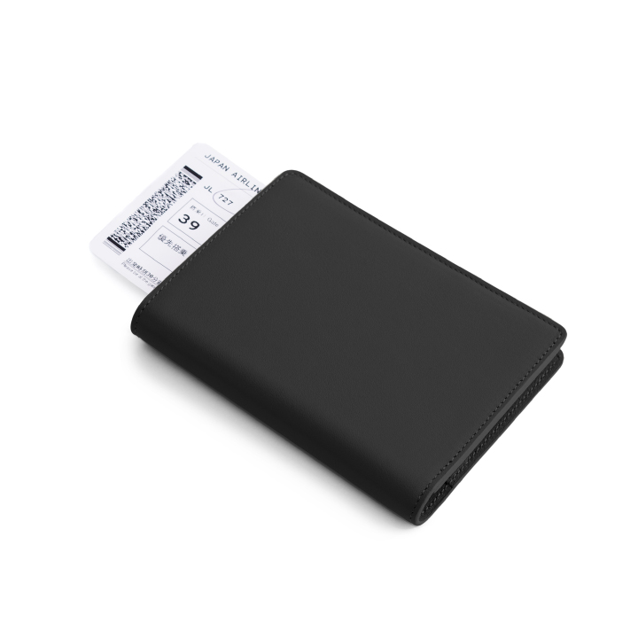 VERA Passport Holder in Moonlight Black