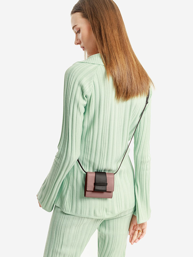 VERA Paul Leather Crossbody Wallet