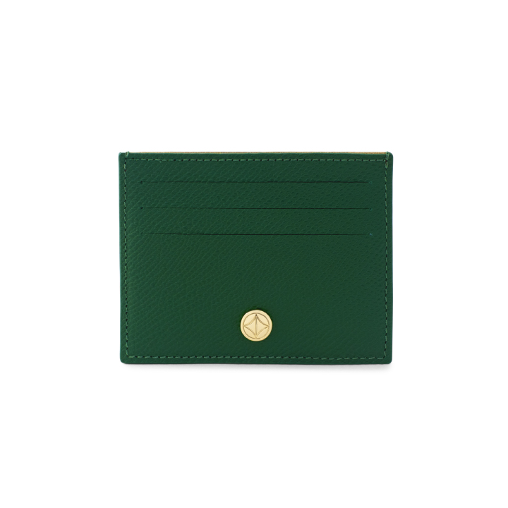 VERA Petite Card Holder in Malachite