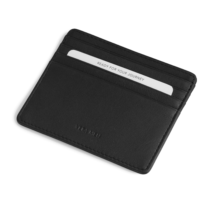 VERA MEN - Slim Cards Holder in Black