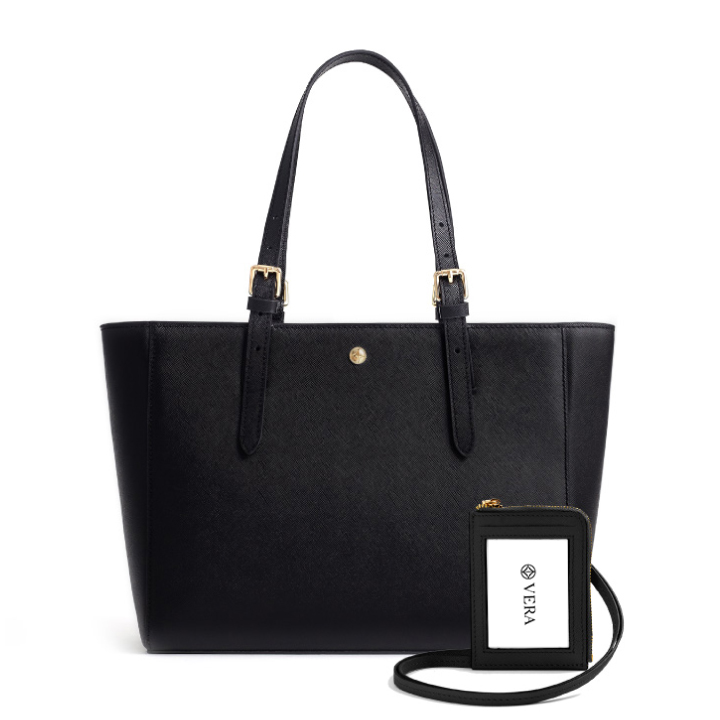 VERA The First Bag and Badge in Black