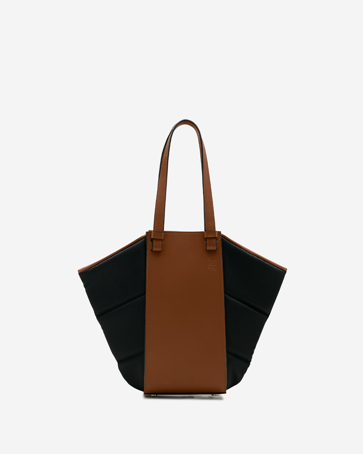 VERA Cabas Tote Puffy in Lava / Black