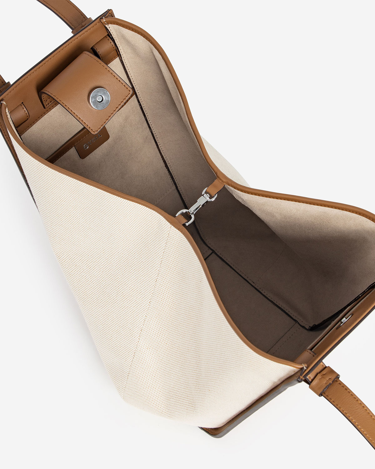 VERA Cabas Tote in Canvas Tan