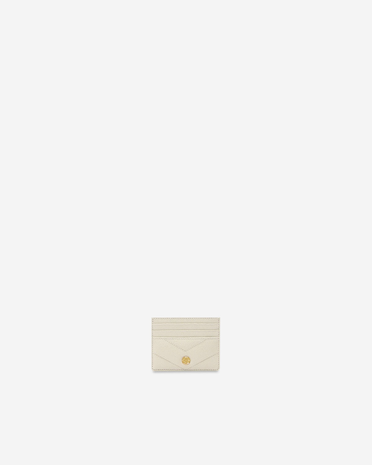VERA CAVIAR Card Holder in Oyster กระเป๋าใส่บัตร สี Oyster