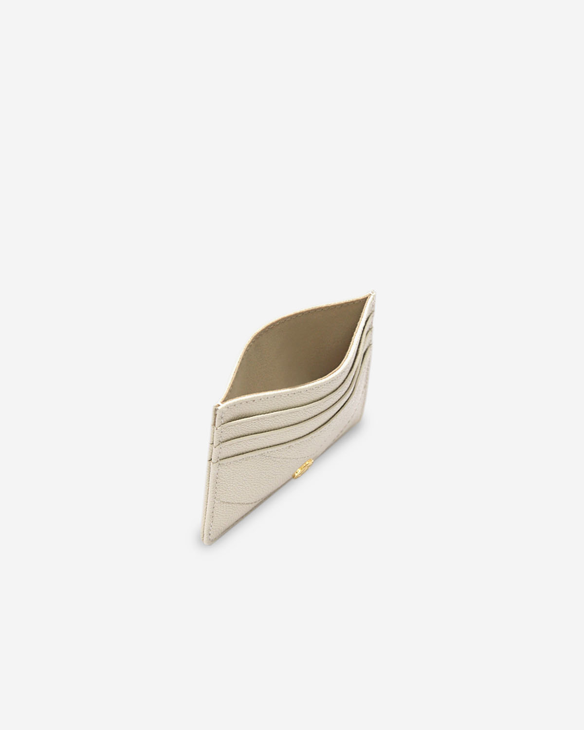 VERA CAVIAR Card Holder in Oyster กระเป๋าใส่บัตร สี Oyster