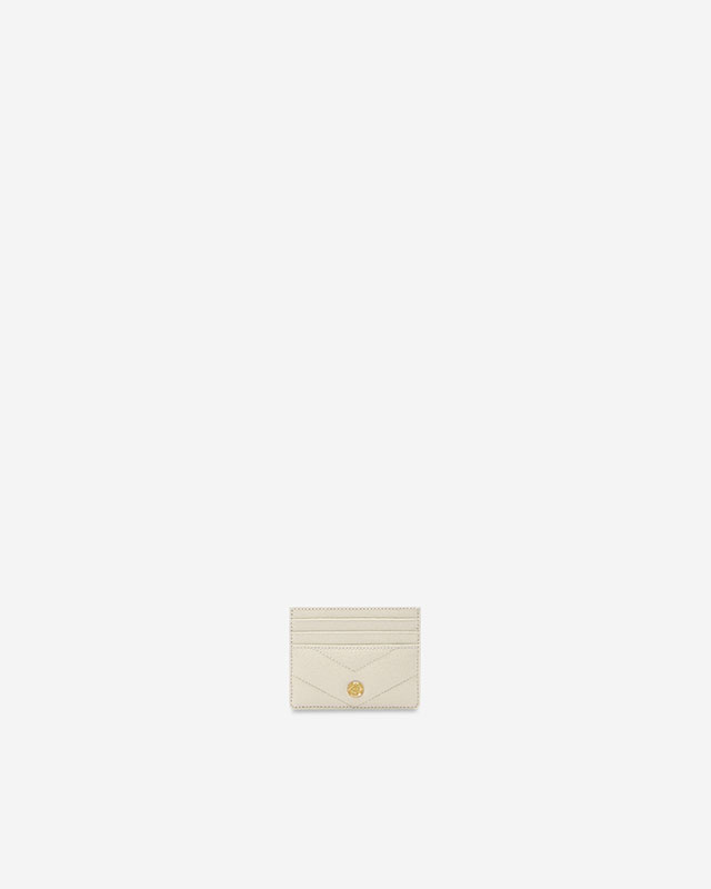 VERA CAVIAR Card Holder in Oyster กระเป๋าใส่บัตร สี Oyster