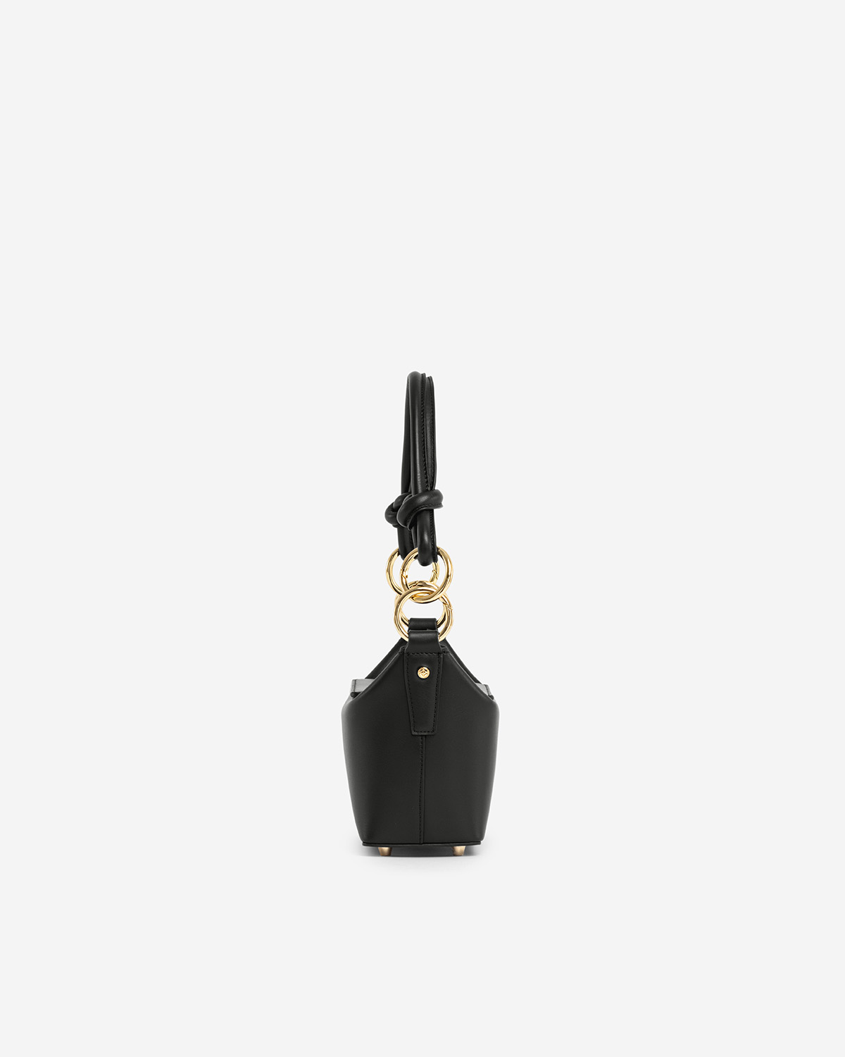 กระเป๋าคล้องไหล่และสะพายข้างหนังแท้ VERA COCO box Leather Shoulder and Crossbody Bag สี Black
