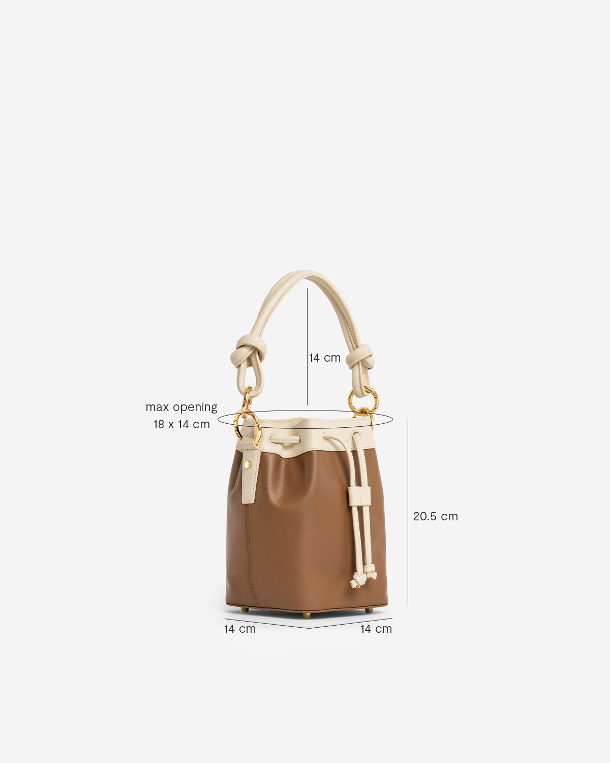 VERA Coco Bucket in Peanut Butter