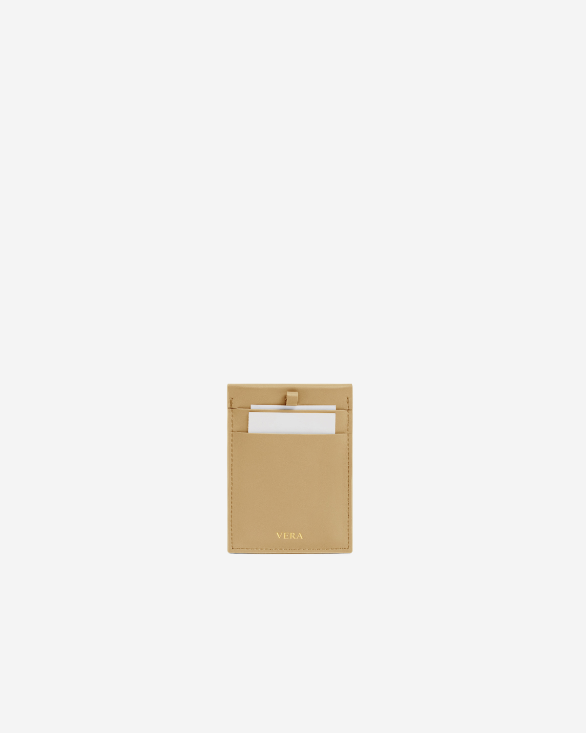 VERA Drew Badge in Camel