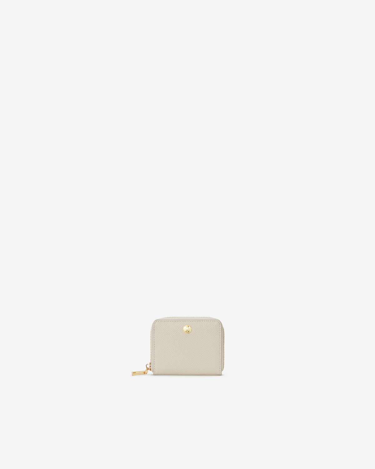 VERA Emily Zipped Wallet in Calming Beige กระเป๋าสตางค์หนังแท้ ทรงสั้น ซิปรอบ สีเบจ