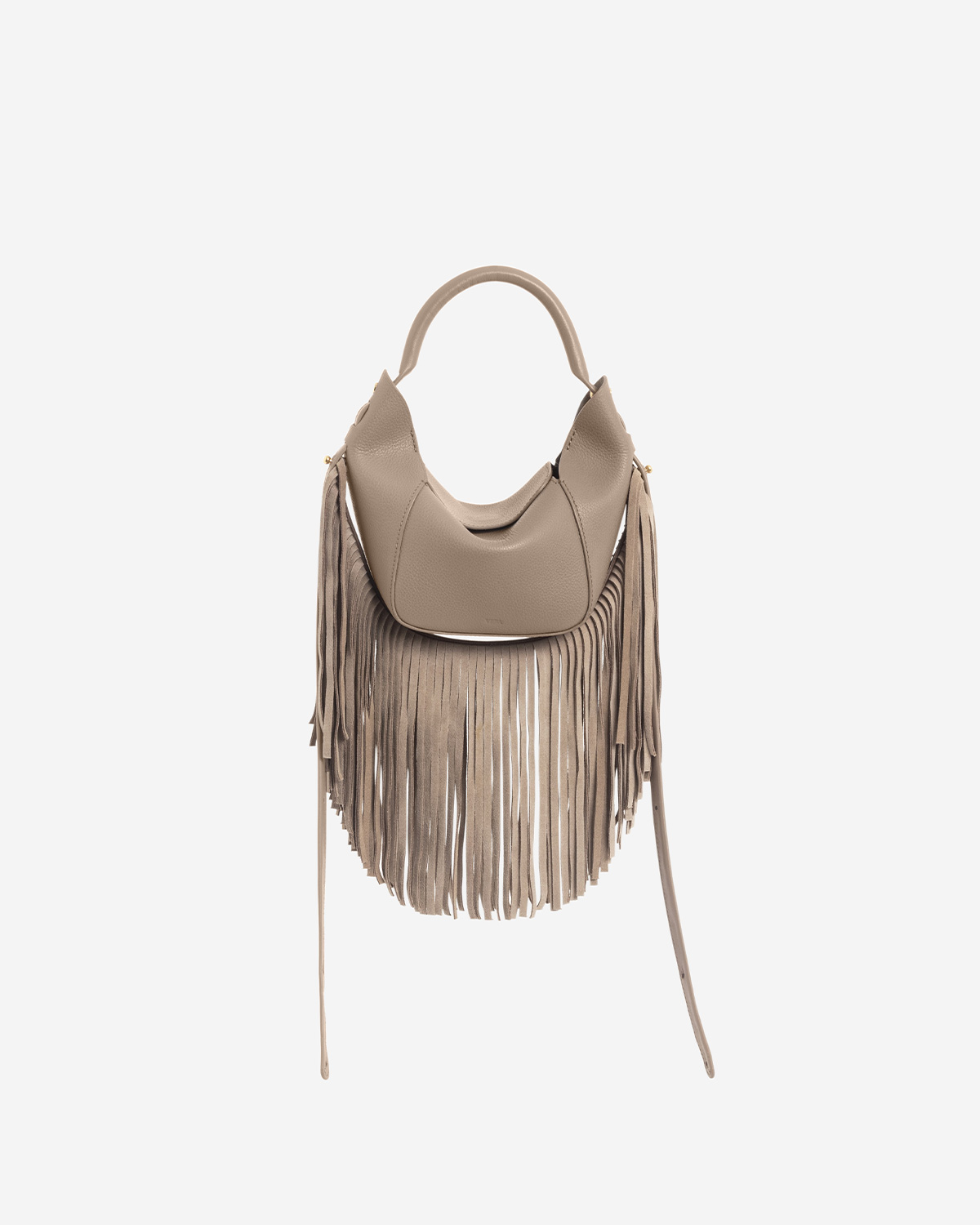 VERA Fringe in Taupe for Lundi 13