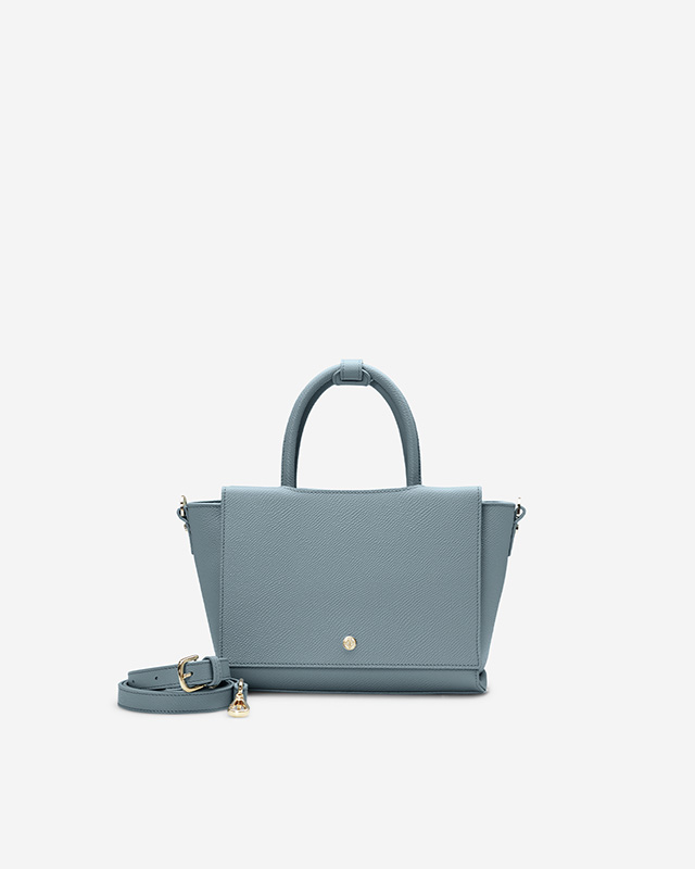 กระเป๋าถือหนังแท้ VERA Heidi Leather Handbag, ไซส์ 25 สี Cloud