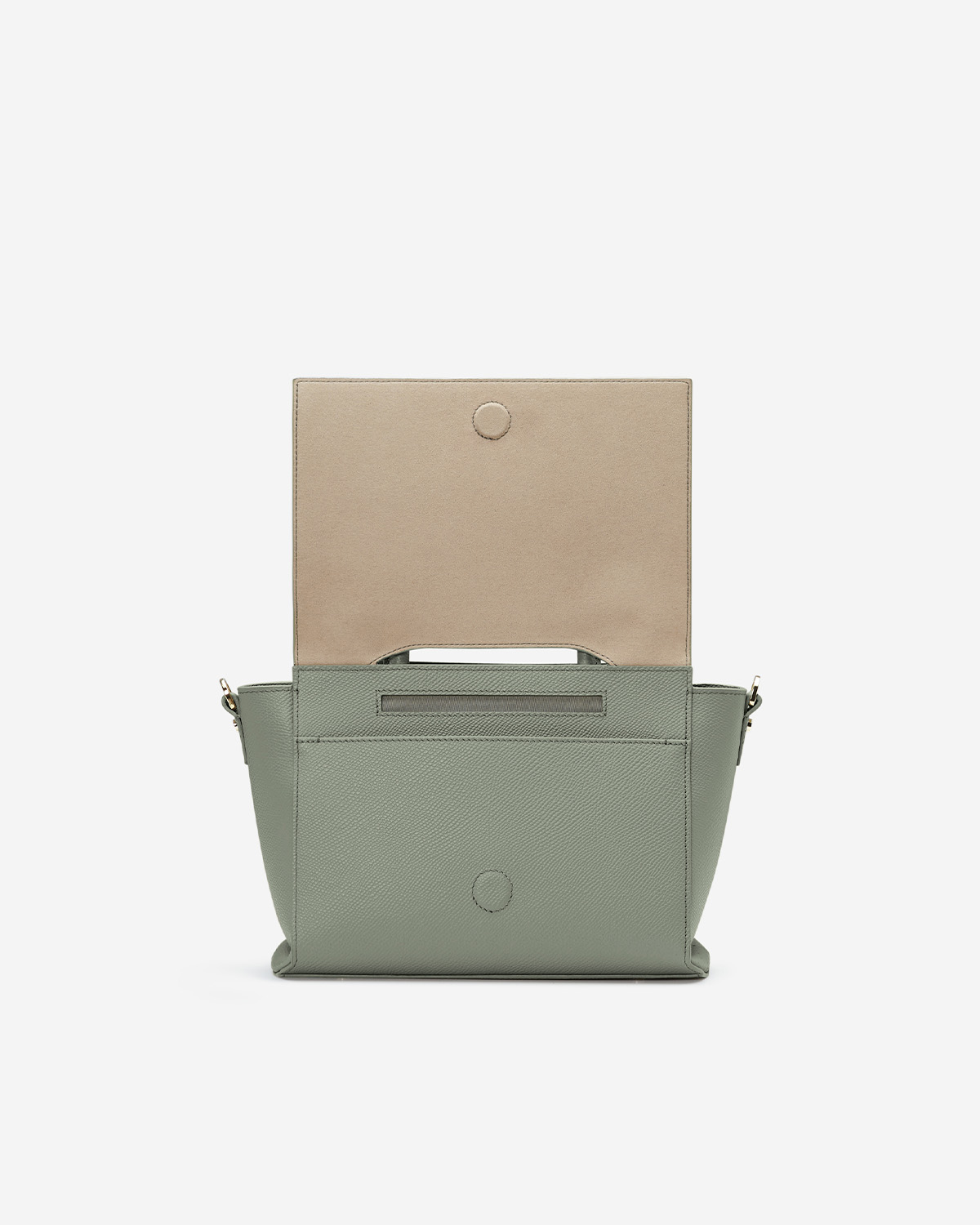 กระเป๋าถือหนังแท้ VERA Heidi Leather Handbag, ไซส์ 28 สี Sage