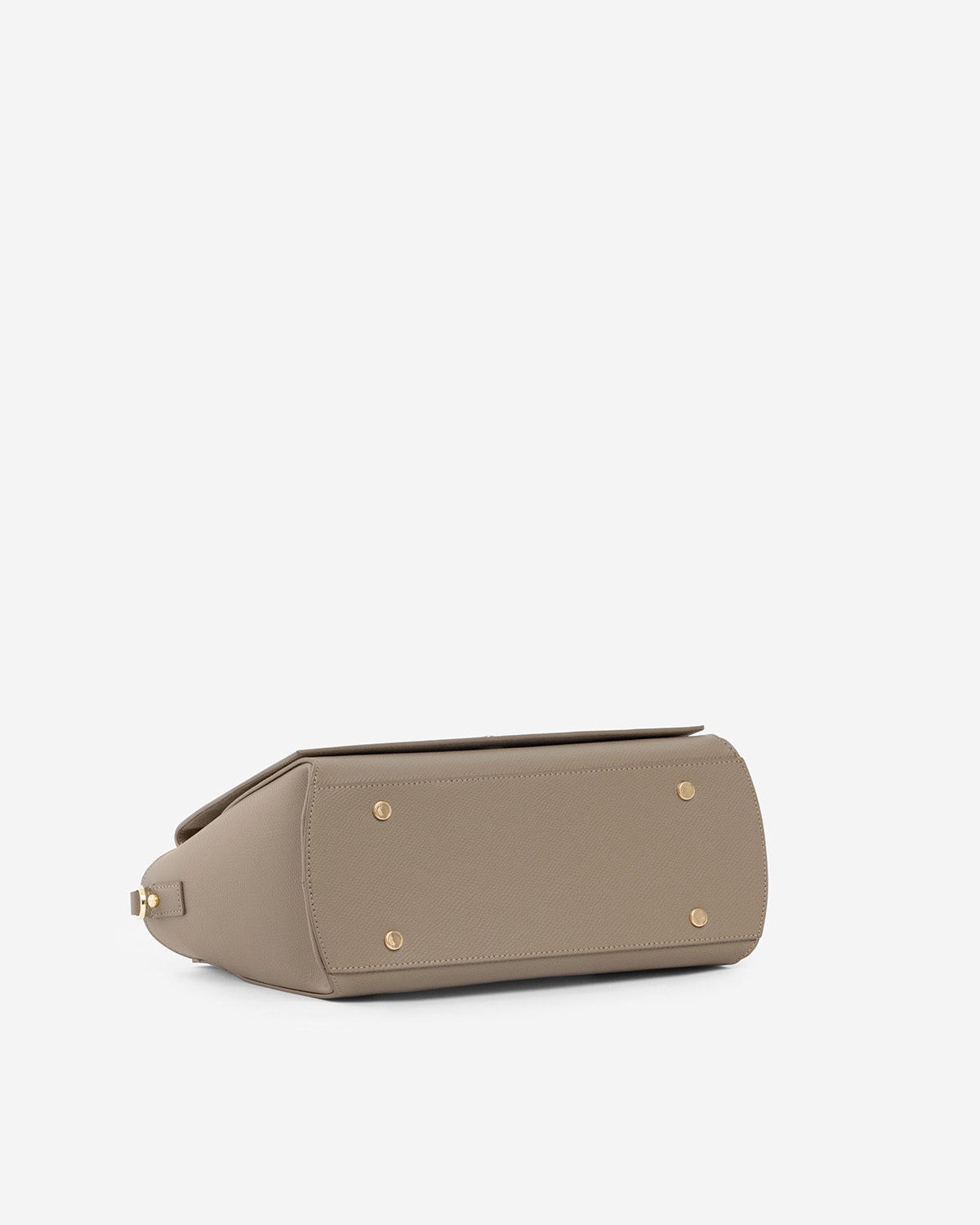 กระเป๋าถือหนังแท้ VERA Heidi Leather Handbag, ไซส์ 34 สี Taupe