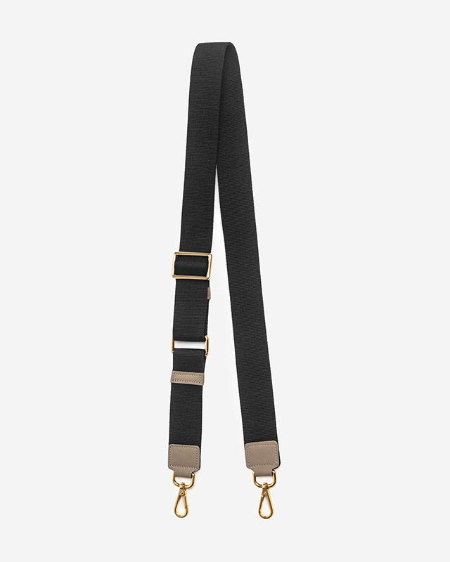 VERA Kenneth Canvas Strap in Black