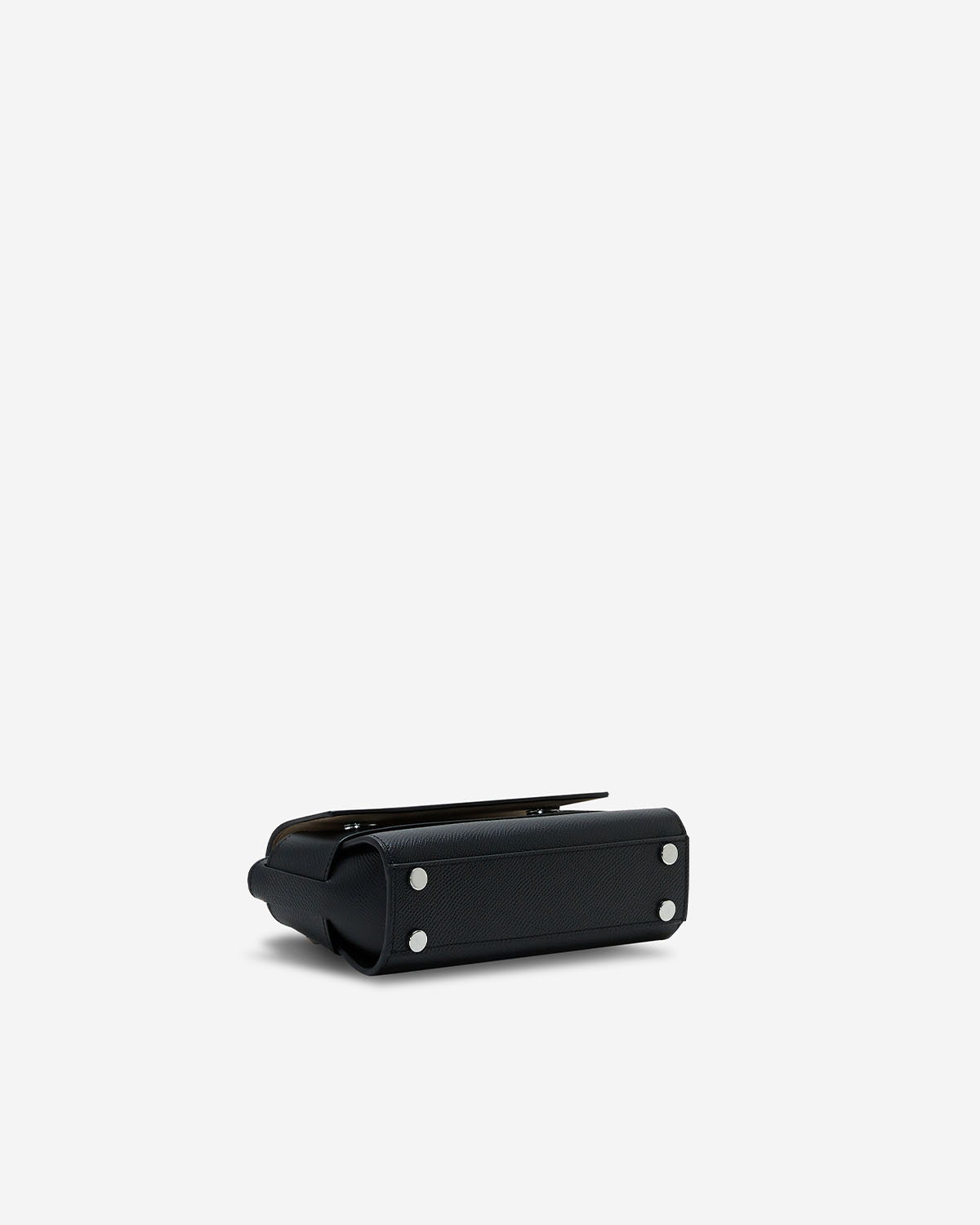กระเป๋าถือกระเป๋าสะพายหนังแท้ VERA Margo Longo สี Jet Black