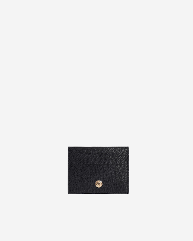 VERA Petite Card Holder in Jet Black